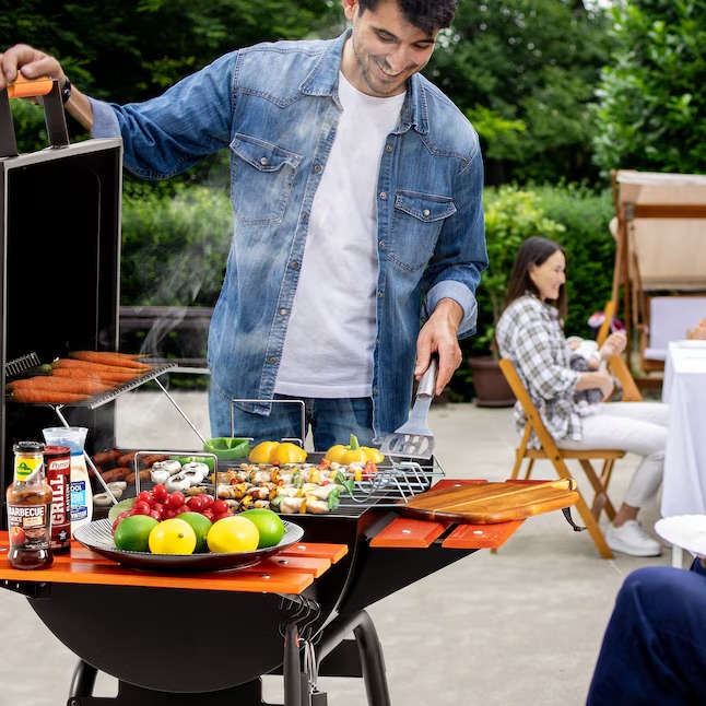 Royal Gourmet CC2024 21.77-in W Black Barrel Charcoal Grill3_11zon Royal Gourmet CC2024 21.77-in W Black Barrel Charcoal Grill