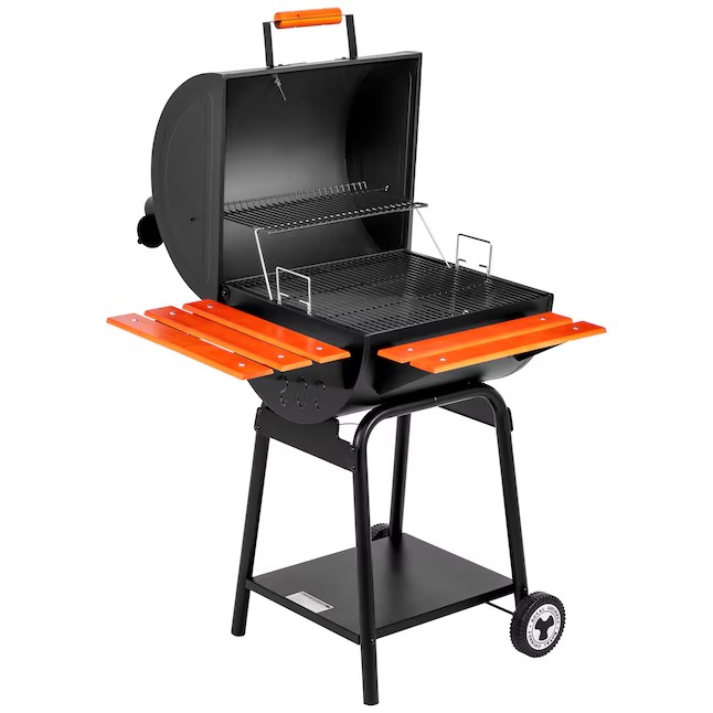 Royal Gourmet CC2024 21.77-in W Black Barrel Charcoal Grill587_11zon Royal Gourmet CC2024 21.77-in W Black Barrel Charcoal Grill
