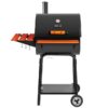 Royal Gourmet CC2024 21.77-in W Black Barrel Charcoal Grill
