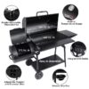 Royal Gourmet CC2036F 1200 Sq. In. for Large Event Gathering 33.07-in W Black Barrel Charcoal Grill