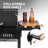 Royal Gourmet CD1824ET 22.05-in W Black Cart Charcoal Grill
