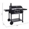Royal Gourmet CD2030AC 28.35-in W Black Cart Charcoal Grill