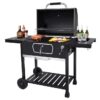 Royal Gourmet CD2030AC 28.35-in W Black Cart Charcoal Grill