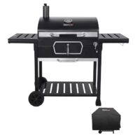 Royal Gourmet CD2030AC 28.35-in W Black Cart Charcoal Grill