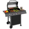 Royal Gourmet GA4401T Black and Gray 4 -Burner Liquid Propane Gas Grill