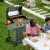 Royal Gourmet GA4401T Black and Gray 4 -Burner Liquid Propane Gas Grill