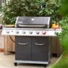Royal Gourmet GA5404G Cabinet Style Gray 5 -Burner Liquid Propane Gas Grill 1 -Side Burner
