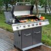 Royal Gourmet GA5404G Cabinet Style Gray 5 -Burner Liquid Propane Gas Grill 1 -Side Burner