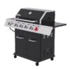 Royal Gourmet GA5404H Cabinet Style Black 5 -Burner Liquid Propane Gas Grill 1 -Side Burner