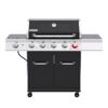 Royal Gourmet GA5404H Cabinet Style Black 5 -Burner Liquid Propane Gas Grill 1 -Side Burner