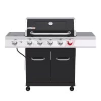 Royal Gourmet GA5404H Cabinet Style Black 5 -Burner Liquid Propane Gas Grill 1 -Side Burner