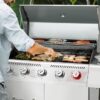 Royal Gourmet GA5404S Cabinet Style Silver 5 -Burner Liquid Propane Gas Grill 1 -Side Burner