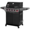 Royal Gourmet GA5407H Cabinet Style Black 5 -Burner Liquid Propane Gas Grill 1 -Side Burner