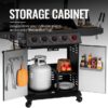 Royal Gourmet GA5407H Cabinet Style Black 5 -Burner Liquid Propane Gas Grill 1 -Side Burner