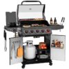 Royal Gourmet GA5407H Cabinet Style Black 5 -Burner Liquid Propane Gas Grill 1 -Side Burner