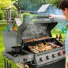 Royal Gourmet GA5407H Cabinet Style Black 5 -Burner Liquid Propane Gas Grill 1 -Side Burner