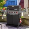 Royal Gourmet GA5407H Cabinet Style Black 5 -Burner Liquid Propane Gas Grill 1 -Side Burner