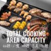 Royal Gourmet GA6406W Cabinet Style Grill with Foldable Side Shelf White 6 -Burner Liquid Propane Gas Grill 1 -Side Burner