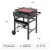 Royal Gourmet GB2000N 23-Inch Gas Griddle 2 -Burner Liquid propane Flat Top Grill