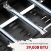Royal Gourmet GB3000H 28'' Griddle with Folding Side Shelves 3 -Burner Liquid propane Flat Top Grill