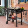 Royal Gourmet GB3000H 28'' Griddle with Folding Side Shelves 3 -Burner Liquid propane Flat Top Grill
