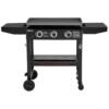 Royal Gourmet GB3000H 28'' Griddle with Folding Side Shelves 3 -Burner Liquid propane Flat Top Grill