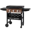 Royal Gourmet GB3000PY Gas Griddle with Hood 3 -Burner Liquid propane Flat Top Grill