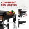 Royal Gourmet GB3000PY Gas Griddle with Hood 3 -Burner Liquid propane Flat Top Grill