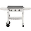 Royal Gourmet GB3000W 28'' Griddle with Collapsible Side Shelves 3 -Burner Liquid propane Flat Top Grill