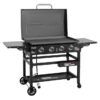 Royal Gourmet GB4000P 35'' Griddle with Hood 4 -Burner Liquid propane Flat Top Grill