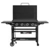 Royal Gourmet GB4000P 35'' Griddle with Hood 4 -Burner Liquid propane Flat Top Grill