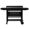 Royal Gourmet GB4000PB Griddle with Hood and Folding Side Shelves 4 -Burner Liquid propane Flat Top Grill