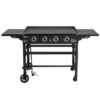 Royal Gourmet GB4001B-N 35'' Griddle with Folding Side Shelves 4 -Burner Liquid propane Flat Top Grill Royal Gourmet GB4001B-N 35'' Griddle with Folding Side Shelves 4 -Burner Liquid propane Flat Top Grill