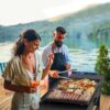 Royal Gourmet GB4001B-N 35'' Griddle with Folding Side Shelves 4 -Burner Liquid propane Flat Top Grill Royal Gourmet GB4001B-N 35'' Griddle with Folding Side Shelves 4 -Burner Liquid propane Flat Top Grill