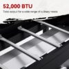 Royal Gourmet GB4001B-N 35'' Griddle with Folding Side Shelves 4 -Burner Liquid propane Flat Top Grill Royal Gourmet GB4001B-N 35'' Griddle with Folding Side Shelves 4 -Burner Liquid propane Flat Top Grill