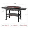 Royal Gourmet GB4005 4 -Burner Liquid propane Flat Top Grill