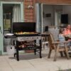 Royal Gourmet GB4007P 34'' Griddle with Hood 4 -Burner Liquid propane Flat Top Grill