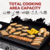 Royal Gourmet GB4007P 34'' Griddle with Hood 4 -Burner Liquid propane Flat Top Grill