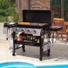 Royal Gourmet GB4007P 34'' Griddle with Hood 4 -Burner Liquid propane Flat Top Grill