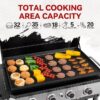 Royal Gourmet GB4008T 34'' Griddle with Foldable Pull-Out Side Table 4 -Burner Liquid propane Flat Top Grill Royal Gourmet GB4008T 34'' Griddle with Foldable Pull-Out Side Table 4 -Burner Liquid propane Flat Top Grill