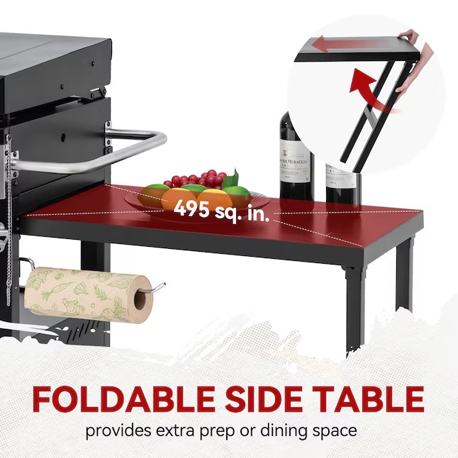 Royal Gourmet GB4008T 34'' Griddle with Foldable Pull-Out Side Table 4 -Burner Liquid propane Flat Top Grill5467_11zon Royal Gourmet GB4008T 34'' Griddle with Foldable Pull-Out Side Table 4 -Burner Liquid propane Flat Top Grill