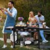 Royal Gourmet GD402 Grill and Griddle Combo with Folding Legs 4 -Burner Liquid propane Flat Top Grill