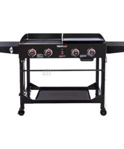 Royal Gourmet GD402 Grill and Griddle Combo with Folding Legs 4 -Burner Liquid propane Flat Top Grill