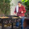 Royal Gourmet GD405A Grill and Griddle Combo 4 -Burner Liquid propane Flat Top Grill