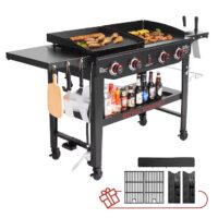 Royal Gourmet GD405A Grill and Griddle Combo 4 -Burner Liquid propane Flat Top Grill