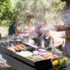 Royal Gourmet GD405B Grill and Griddle Combo Silver Black 4 -Burner Liquid Propane Gas Grill