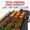 Royal Gourmet GD601Y Gas Grill and Griddle Combo 6 -Burner Liquid propane Flat Top Grill