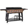 Royal Gourmet GD601Y Gas Grill and Griddle Combo 6 -Burner Liquid propane Flat Top Grill