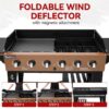 Royal Gourmet GD601Y Gas Grill and Griddle Combo 6 -Burner Liquid propane Flat Top Grill