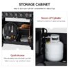 Royal Gourmet GE6001H Black 6 -Burner Liquid Propane Gas Grill 1 -Side Burner